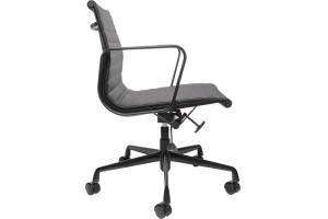  Eames Ribbed Office Chair EA 117 Total Black Premium EU Version