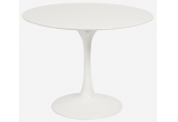 Стол журнальный Eero Saarinen  Tulip Table белый D60 H52 MDF 