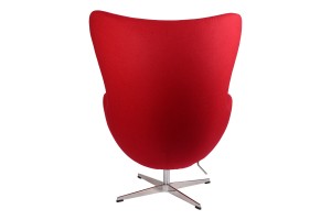 Кресло Arne Jacobsen  Egg Chair красная шерсть