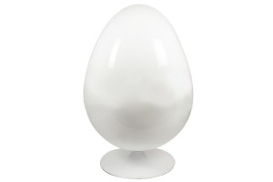 Кресло Ovalia Egg  Chair черная ткань