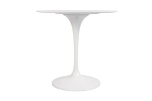 Стол Eero Saarinen Tulip Table белый Top MDF D80 глянцевый Стол Eero Saarinen Tulip Table белый Top MDF D80 глянцевый