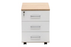 Тумба подкатная Tour Light Basic дуб калифорнийский/белый Тумба подкатная Tour Light Basic дуб калифорнийский/белый