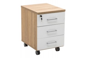Тумба подкатная Tour Light Standard дуб калифорнийский/белый Тумба подкатная Tour Light Standard дуб калифорнийский/белый