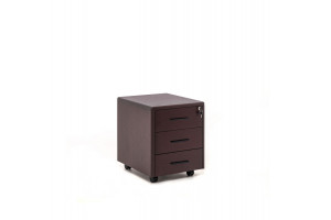 LEGNO Тумба подкатная 3 ящика ПАЛИСАНДР LEGNO Тумба подкатная 3 ящика ПАЛИСАНДР